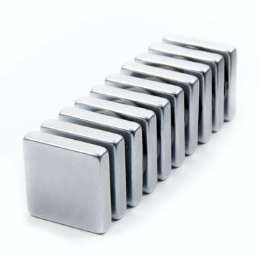 Blokmagneet 20 x 20 x 3 mm, houdt ca. 4 kg