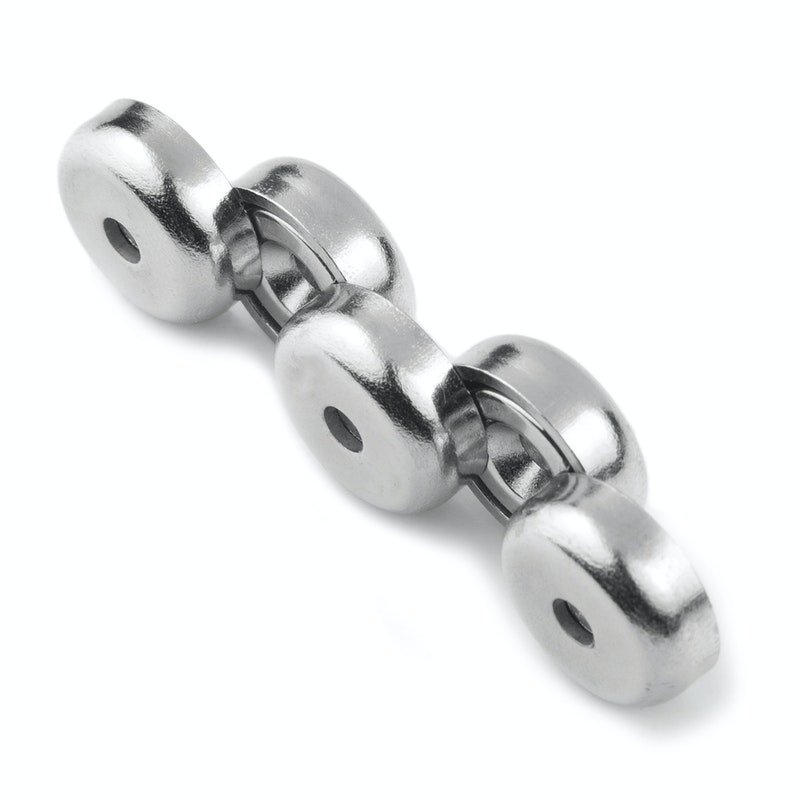 Potmagneet ø 20 mm, hoogte 6 mm, houdt ca. 19 kg