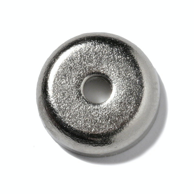 Potmagneet ø 25 mm, hoogte 7 mm, houdt ca. 19 kg