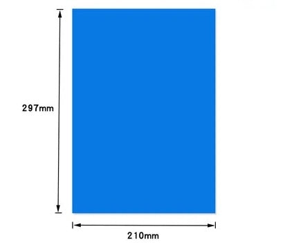 Gekleurde Magneetfolie A4-formaat