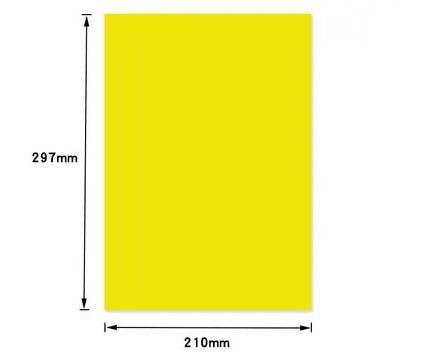 Gekleurde Magneetfolie A4-formaat