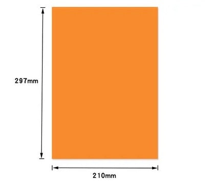 Gekleurde Magneetfolie A4-formaat